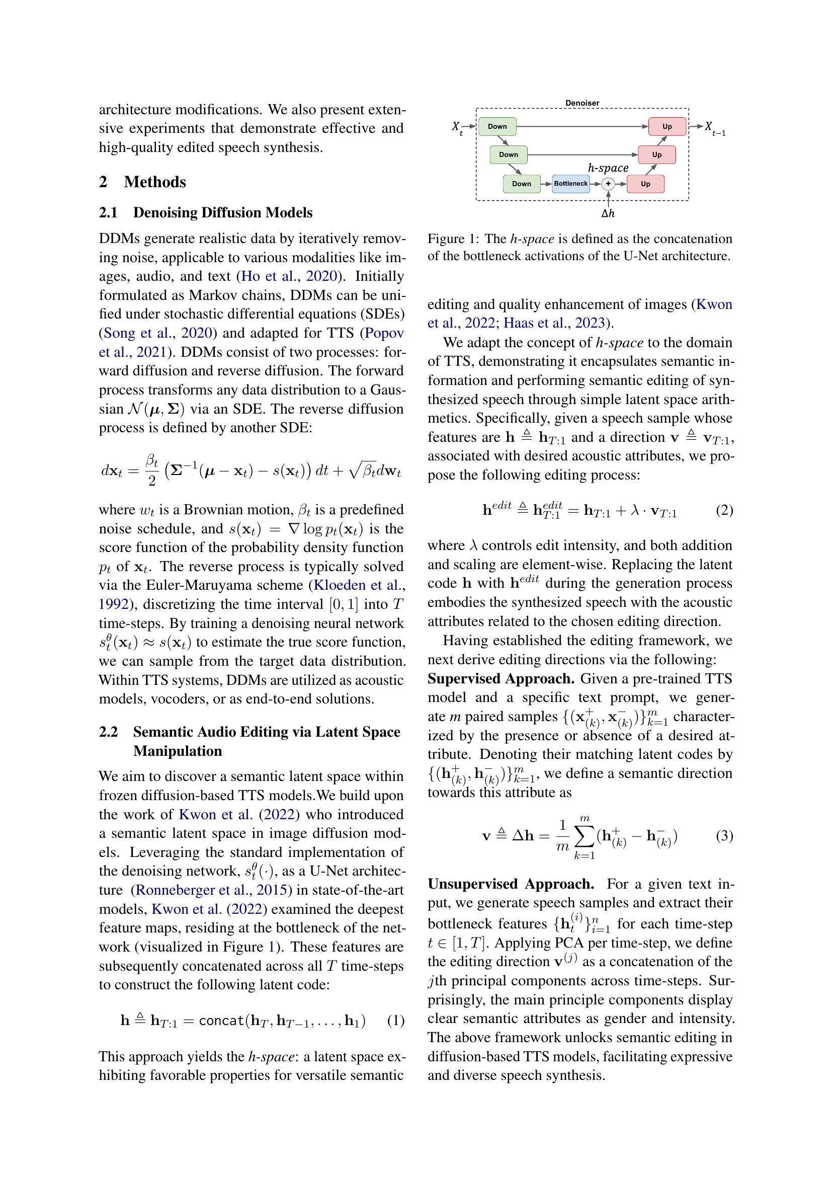 On The Semantic Latent Space Of Diffusion Based Text To Speech Models