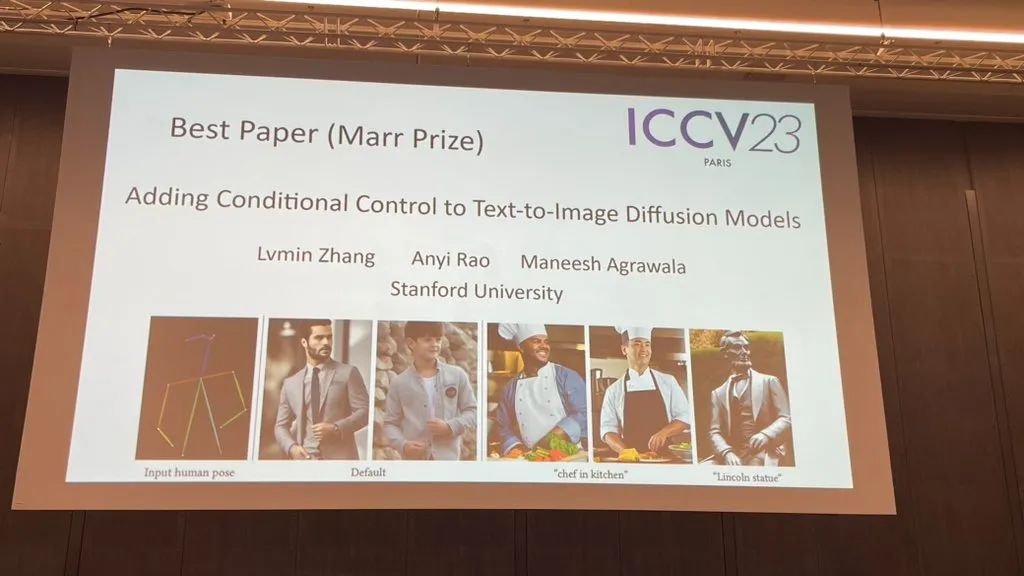 ICCV2023奖项出炉！斯坦福ControlNet和多伦多大学分别获得最佳论文！Segment Anything最佳提名