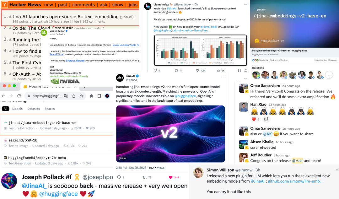 社区供稿｜Jina AI 推出全球首款开源 8K 向量模型，现已发布至 Hugging Face Hub