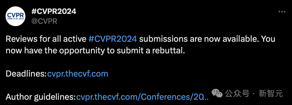 CVPR 2024审稿结果出炉！总数近2万篇，网友吐槽审稿人又是本科生