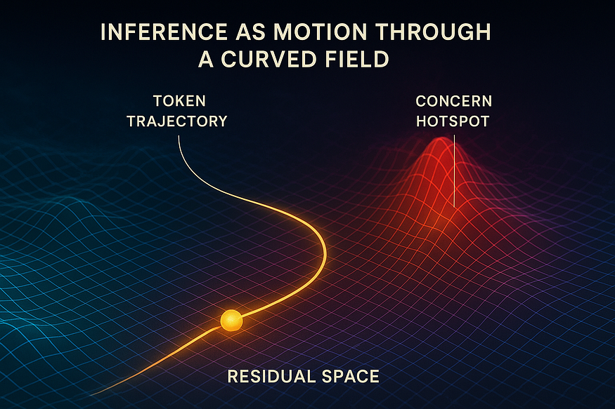It turns out that beneath the surface, transformer models are doing something deeper than it first appears. Each token doesn’t just get processed once and forgotten. It moves (or rather, it flows) through a stack of layers, leaving behind a trail in a high-dimensional space.
