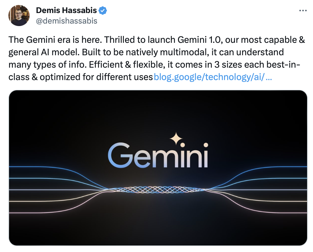 Gemini多模态时代开启！DeepMind CEO揭秘超进化体融进AlphaGo，明年面世