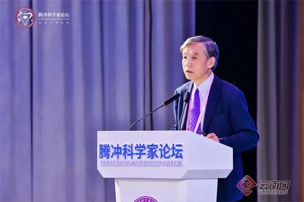 　　清华大学苏世民书院院长、全球可持续发展研究院院长薛澜。论坛主办方　供图