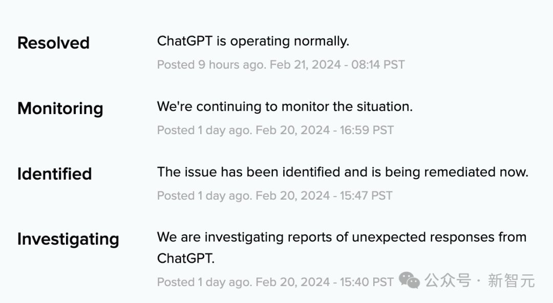 ChatGPT突然疯了，意外输出震惊网友！OpenAI官方回应：token预测是根源​