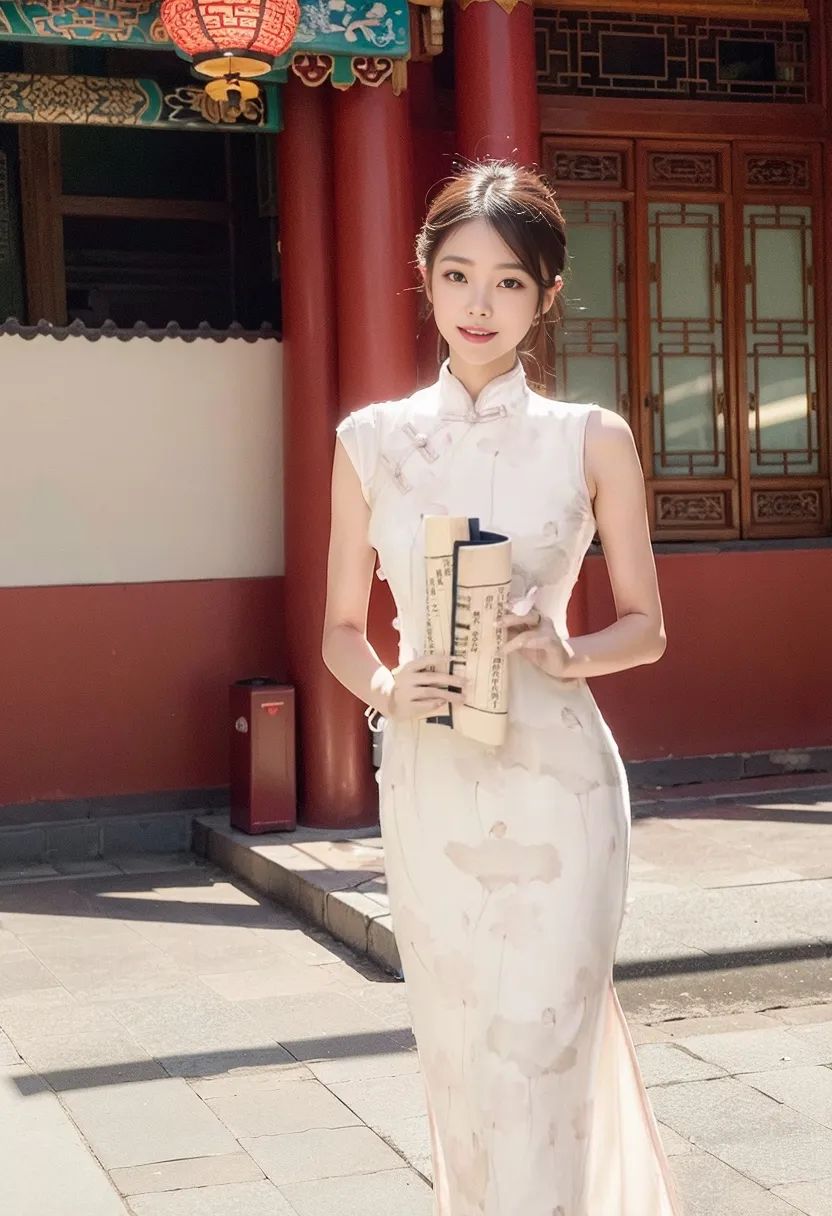 Fashion AI｜国庆长假怎么穿?塔玑虚拟模特演绎女明星都在穿的新中式穿搭!