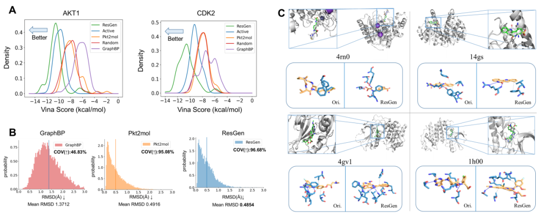 Nature Mach. Intell. | ResGen: 基于多尺度建模的3D口袋分子生成方法