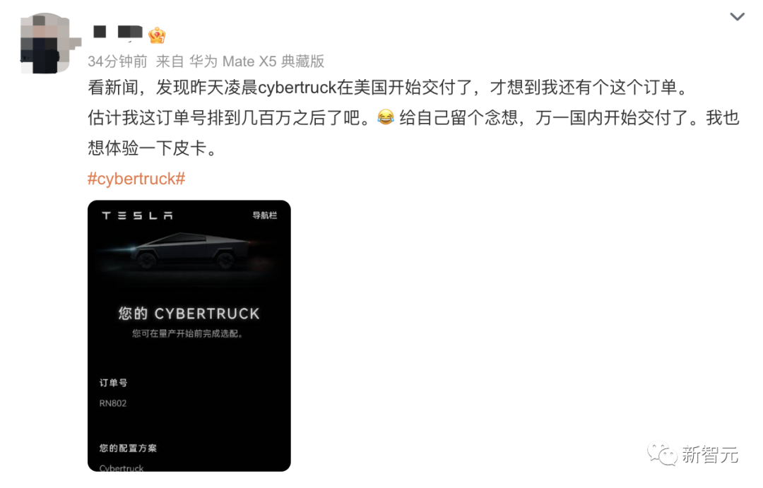 47万起！马斯克交付Cybertruck，赛博野兽防弹车身秒杀保时捷