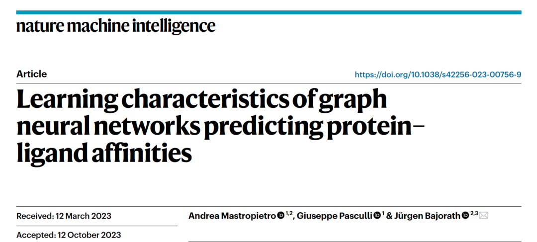 Nat. Mach. Intell. | 利用图网络发现蛋白质与配体相互作用关键点