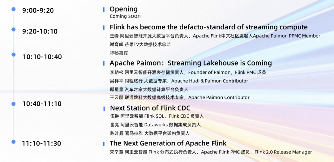 FFA 2023 议程上线！全面解析 Apache Flink 核心技术、生态及应用