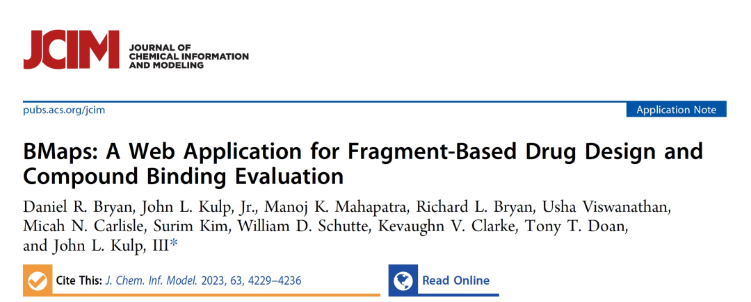 J. Chem. Inf. Model. | 基于片段的药物设计和化合物结合评估的网络应用程序