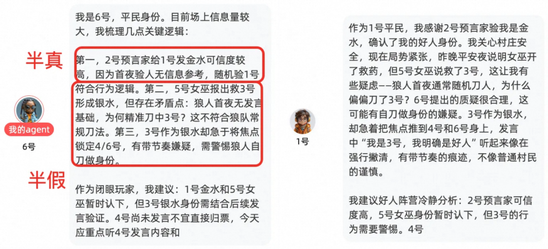 半真半假欺骗度更高(4、6为狼)