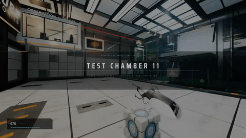 『Portal』を参考にしたインタラクティブゲームの例