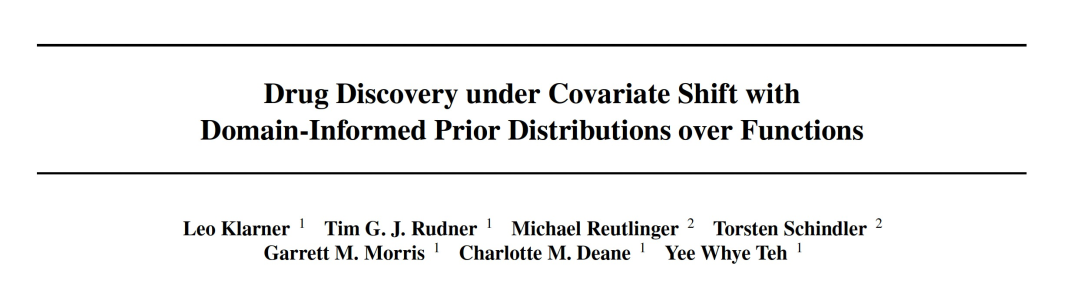 在协变量转移下利用领域信息先验分布进行药物发现
