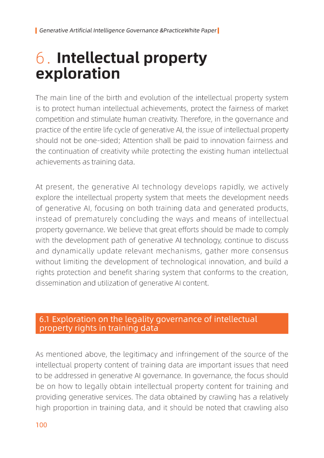 白皮书第四章:Practice and Exploration of Generative AI Risk Governance