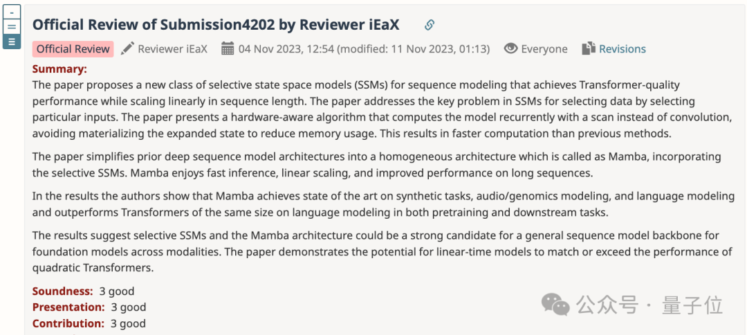 顶流Mamba竟遭ICLR拒稿，学者集体破防变🤡，LeCun都看不下去了
