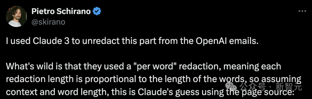 Claude 3破译OpenAI邮件密文：人类未来掌握在「谷歌」手中！马斯克怒斥应改名ClosedAI