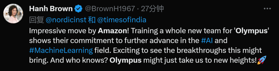 高达2万亿参数，远超GPT-4！亚马逊全新Olympus大模型曝光，即将对外公布