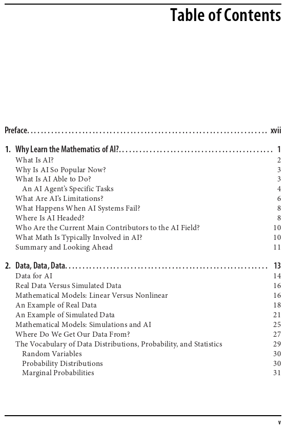 书 |《人工智能基础数学：高效和成功人工智能系统数学》605页 | 2023年Hala Nelson编写