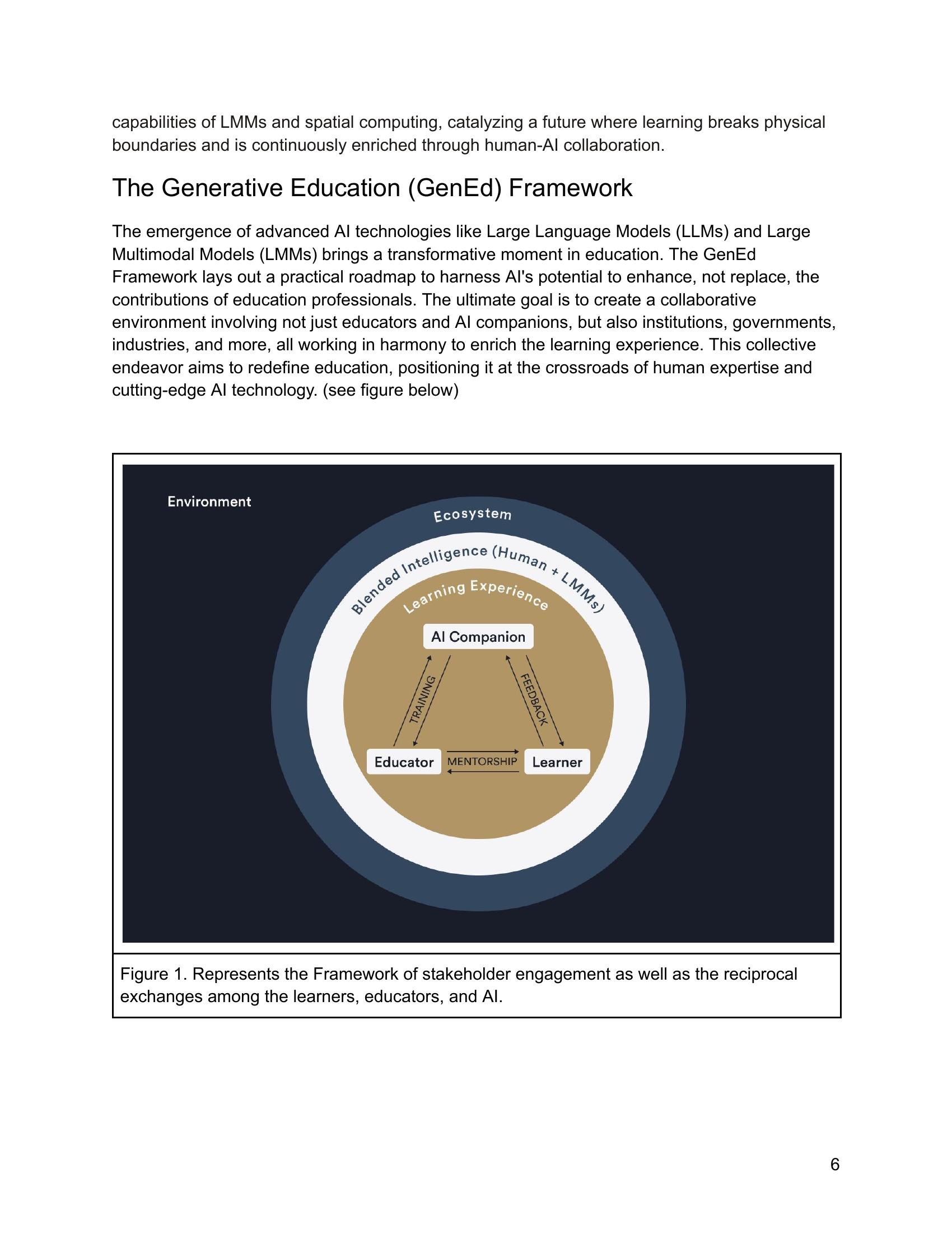 White Paper: The Generative Education (GenEd) Framework - 智源社区论文