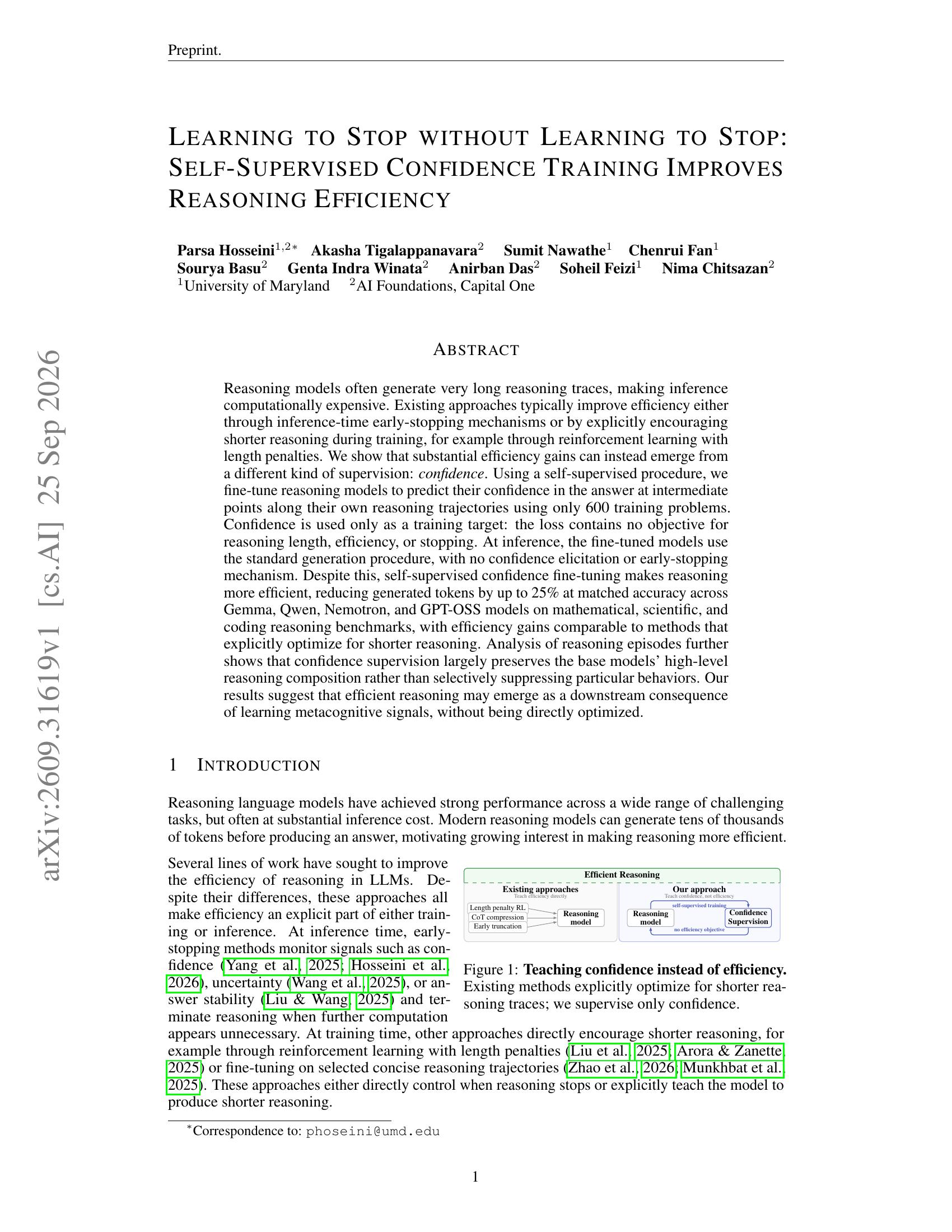 Learning to Stop without Learning to Stop: Self-Supervised Confidence ...