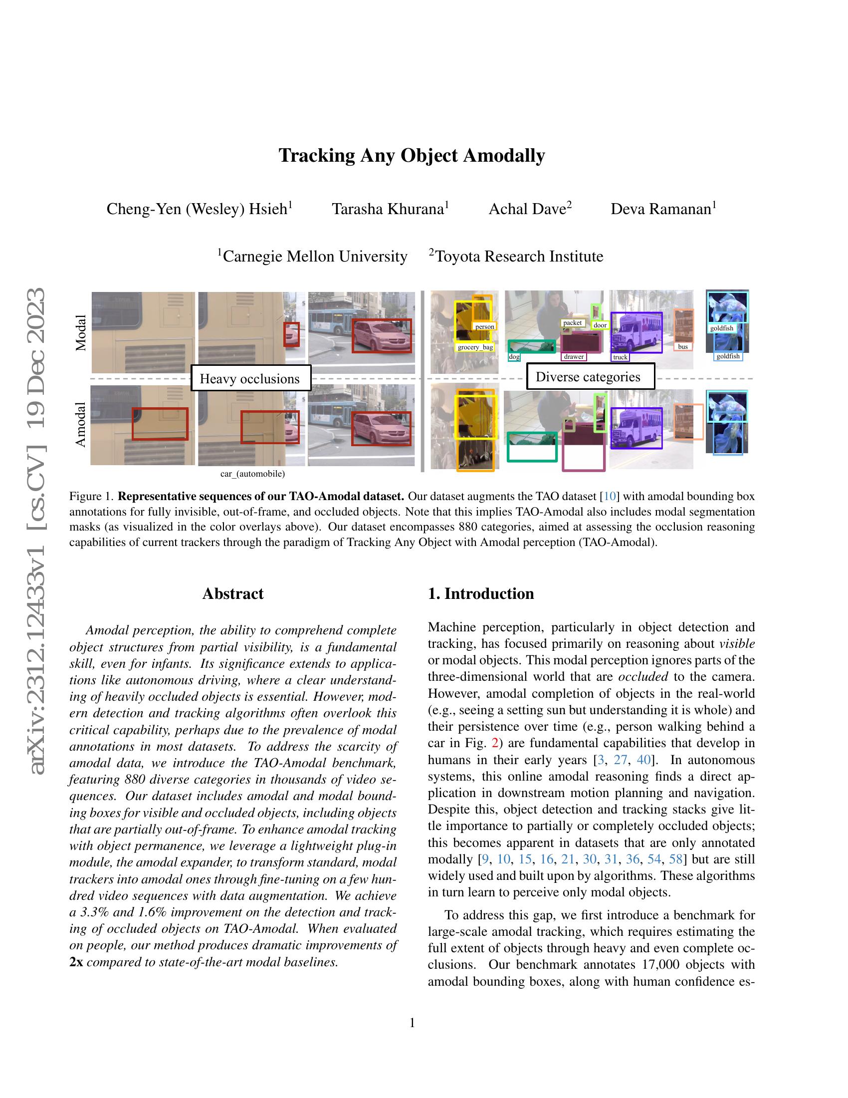 Tracking Any Object Amodally - 智源社区论文