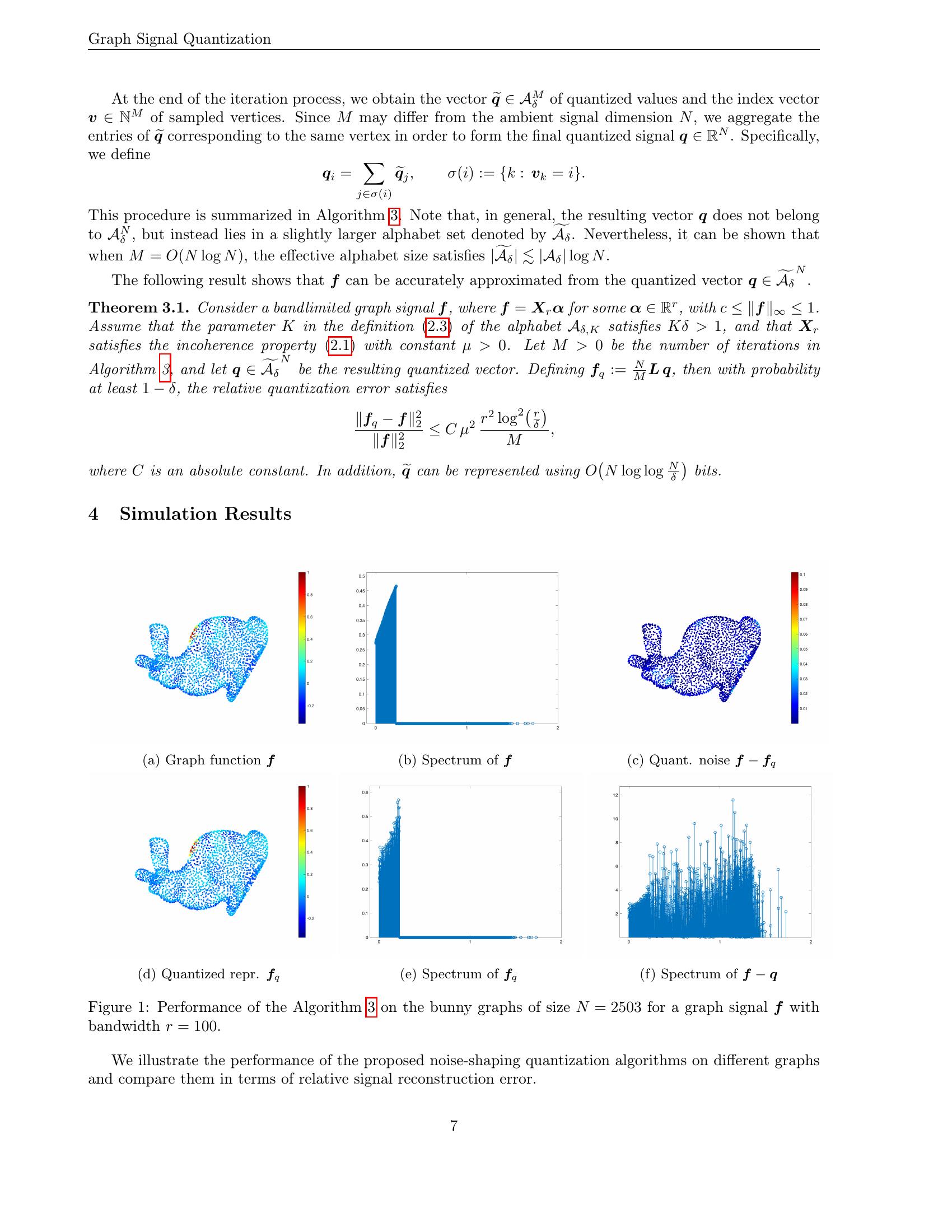 Low-Bit Quantization of Bandlimited Graph Signals via Iterative Methods ...