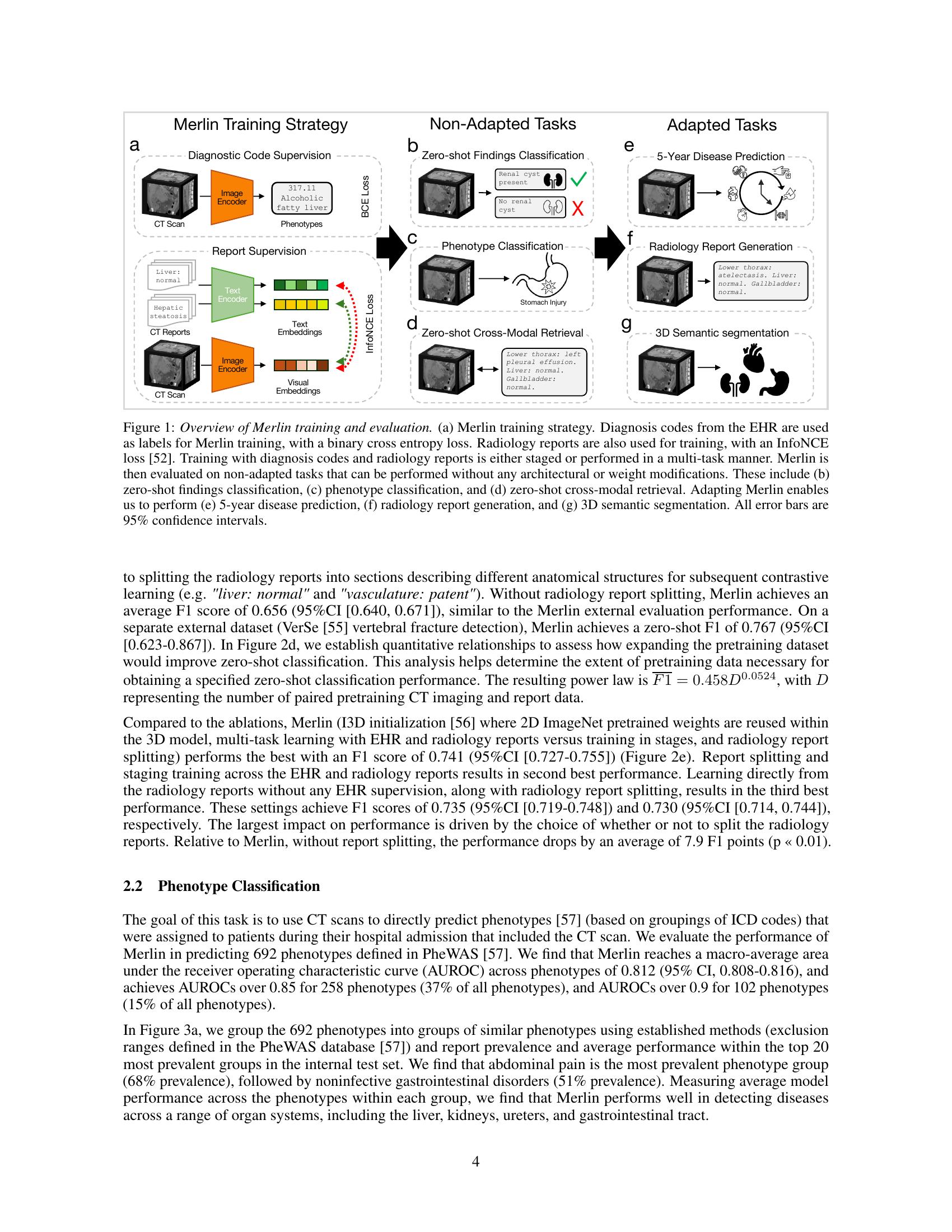 Merlin: A Vision Language Foundation Model for 3D Computed Tomography ...