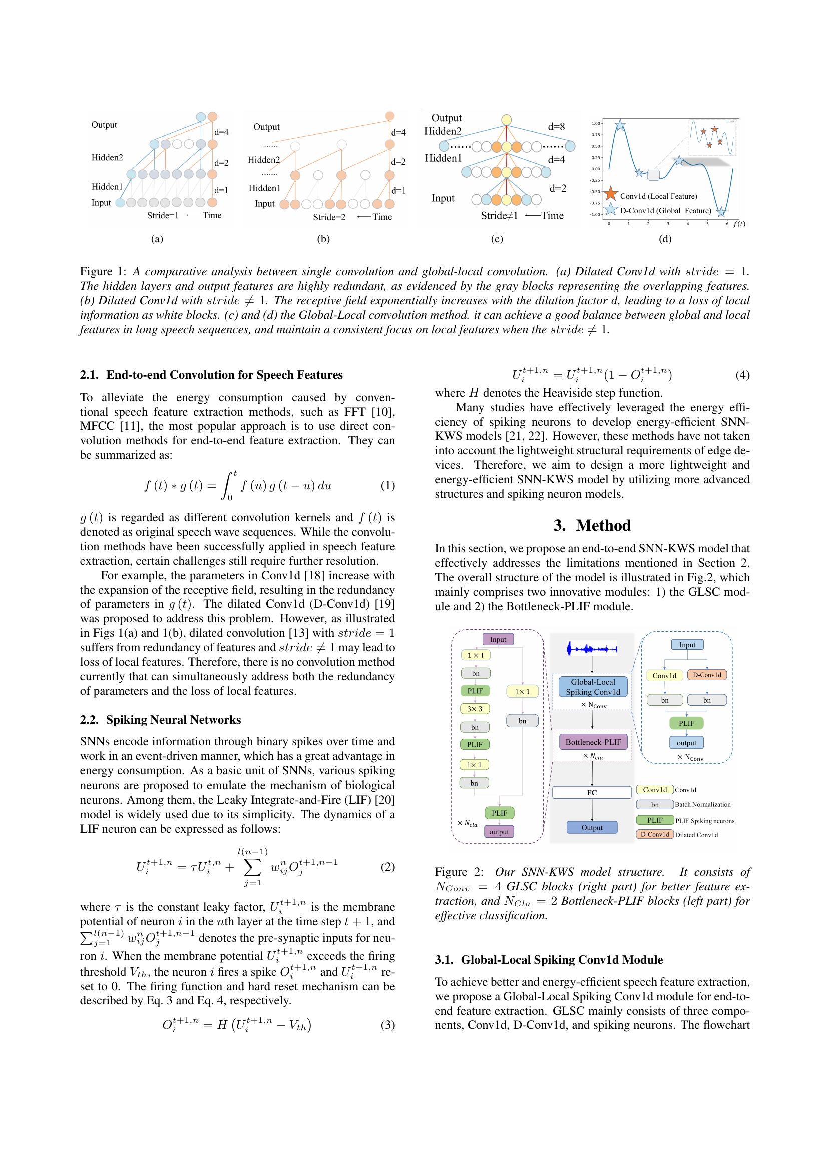 Global-Local Convolution with Spiking Neural Networks for Energy ...