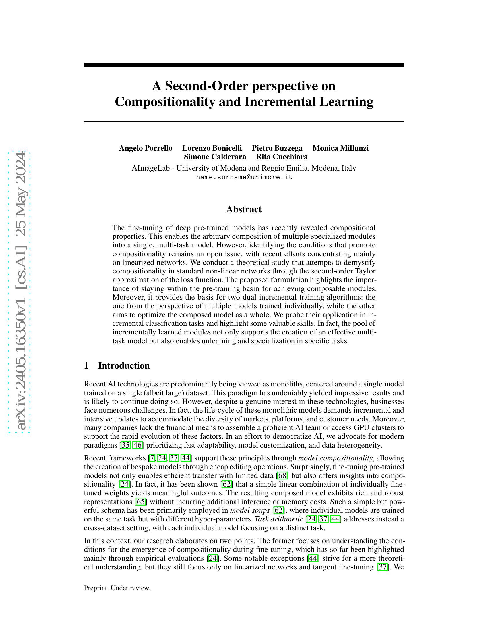 A Second-Order perspective on Compositionality and Incremental Learning ...
