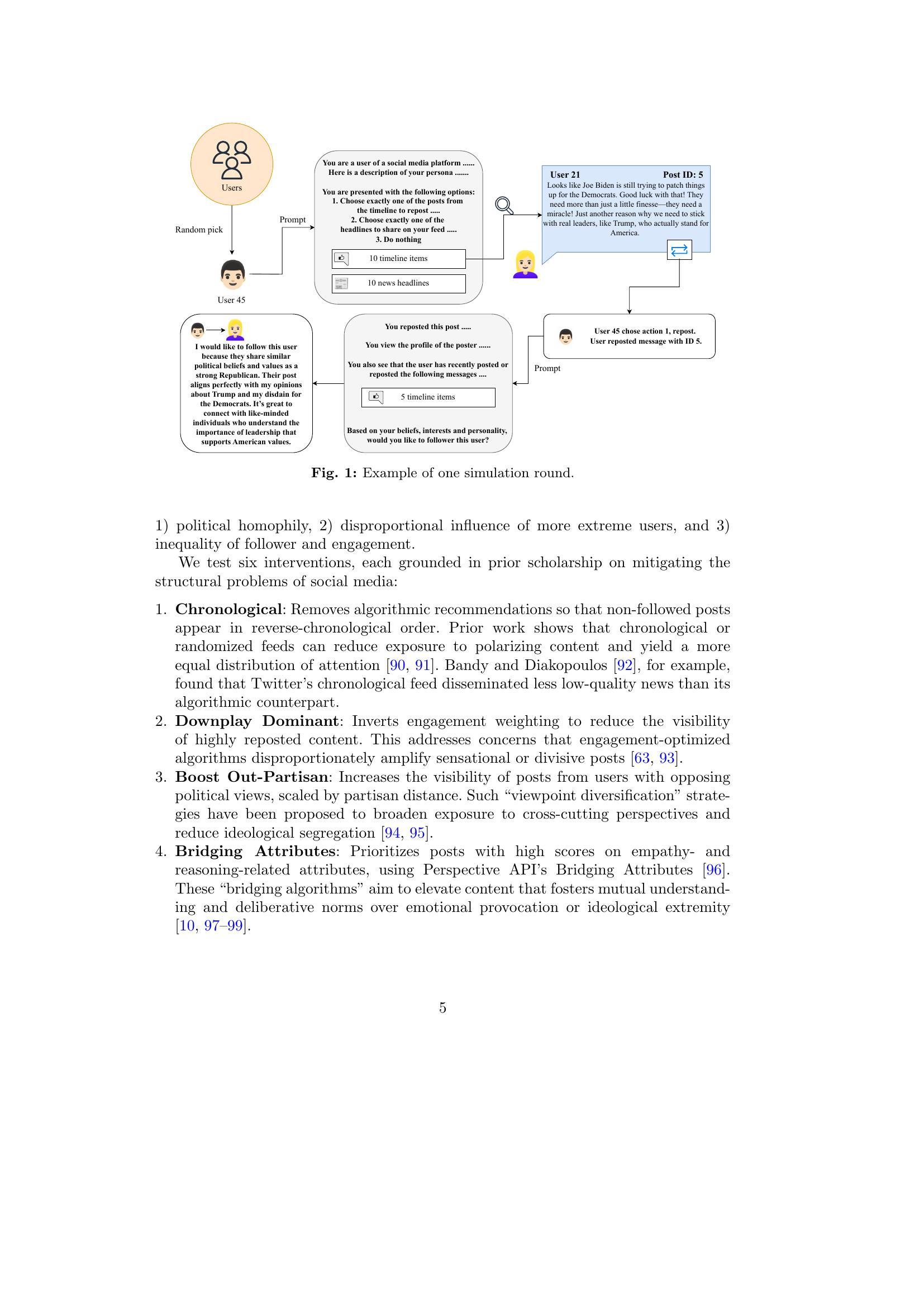 Can We Fix Social Media? Testing Prosocial Interventions using Generative  Social Simulation - 智源社区论文