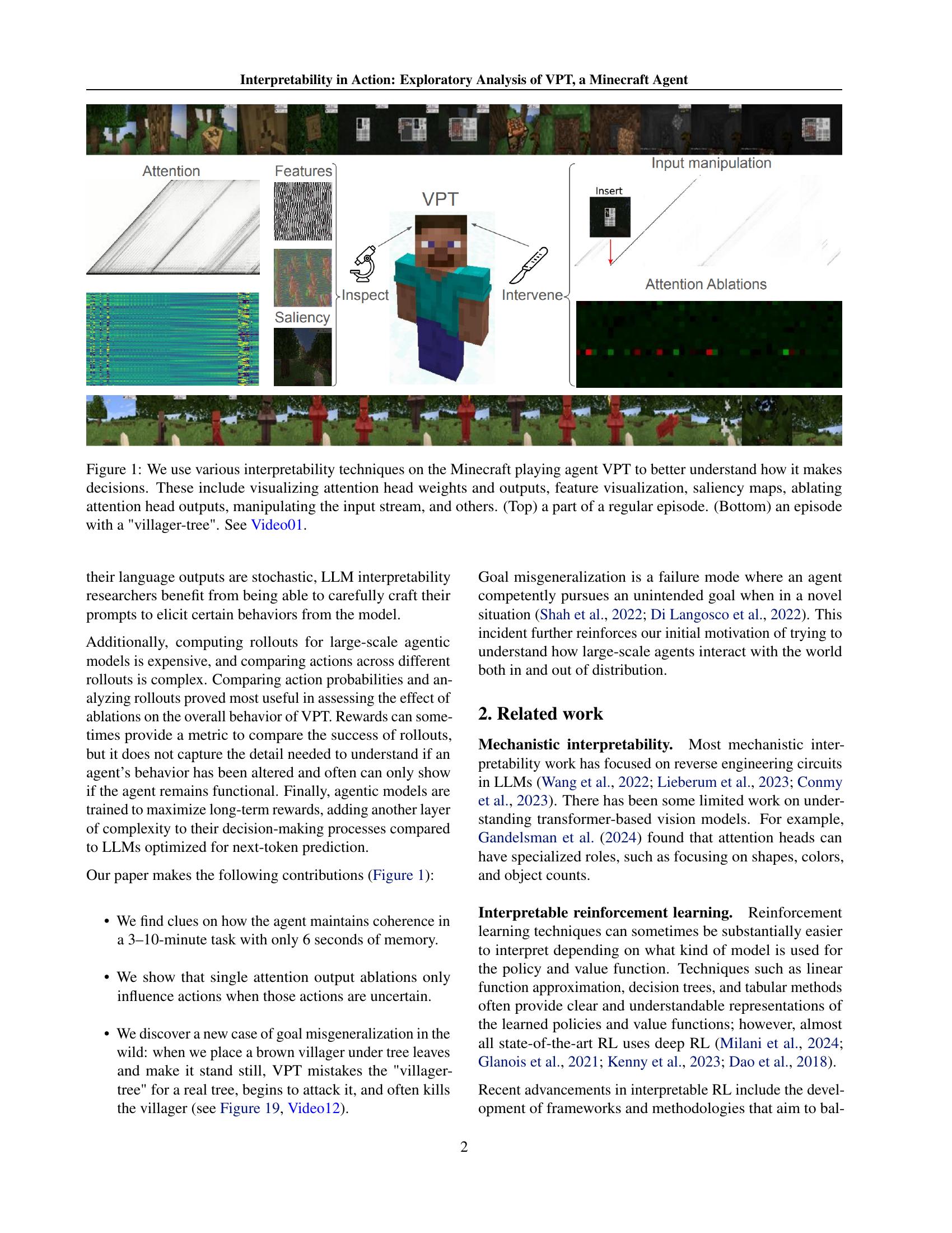 Interpretability in Action: Exploratory Analysis of VPT, a Minecraft ...