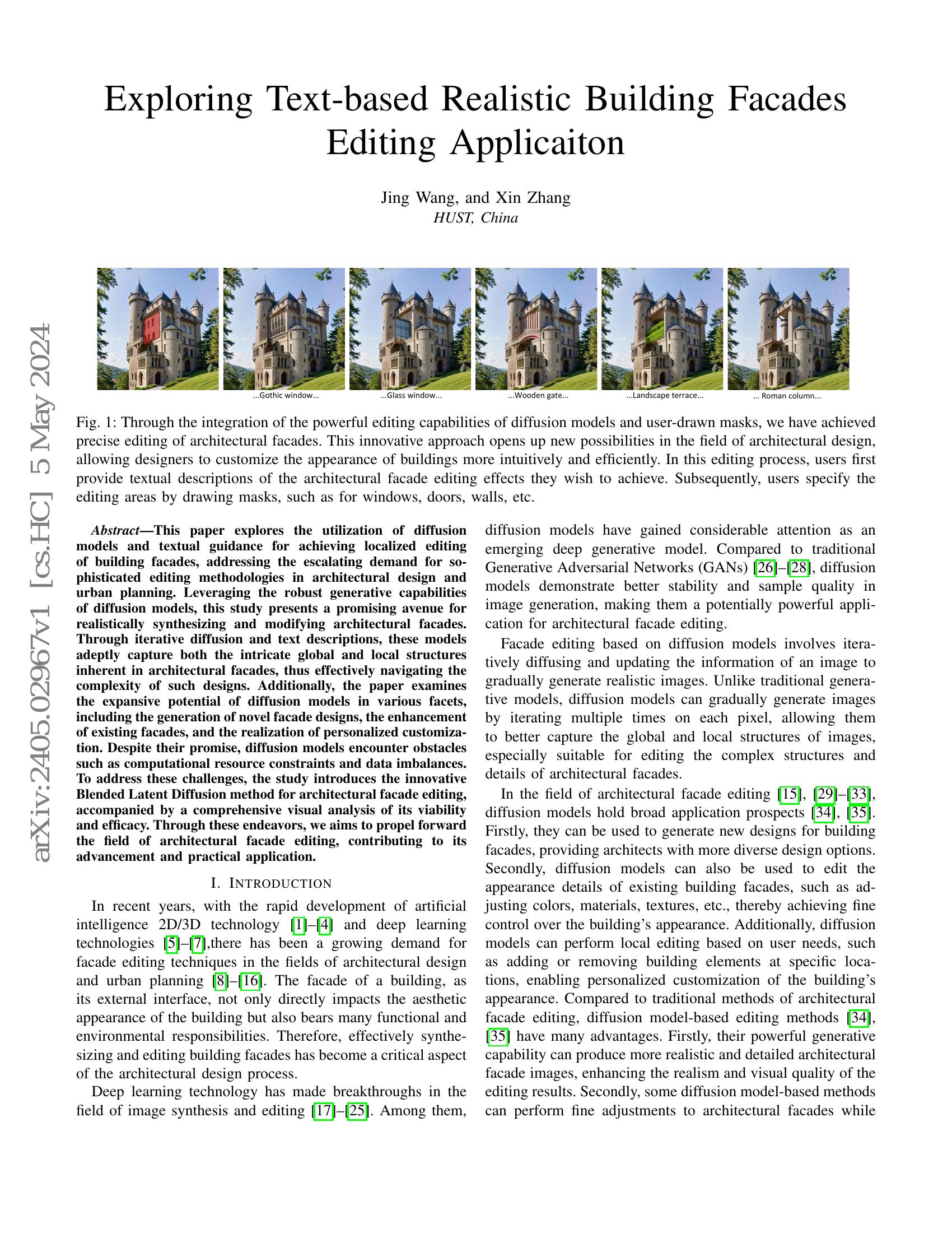 Exploring Text-based Realistic Building Facades Editing Applicaiton - 智 ...