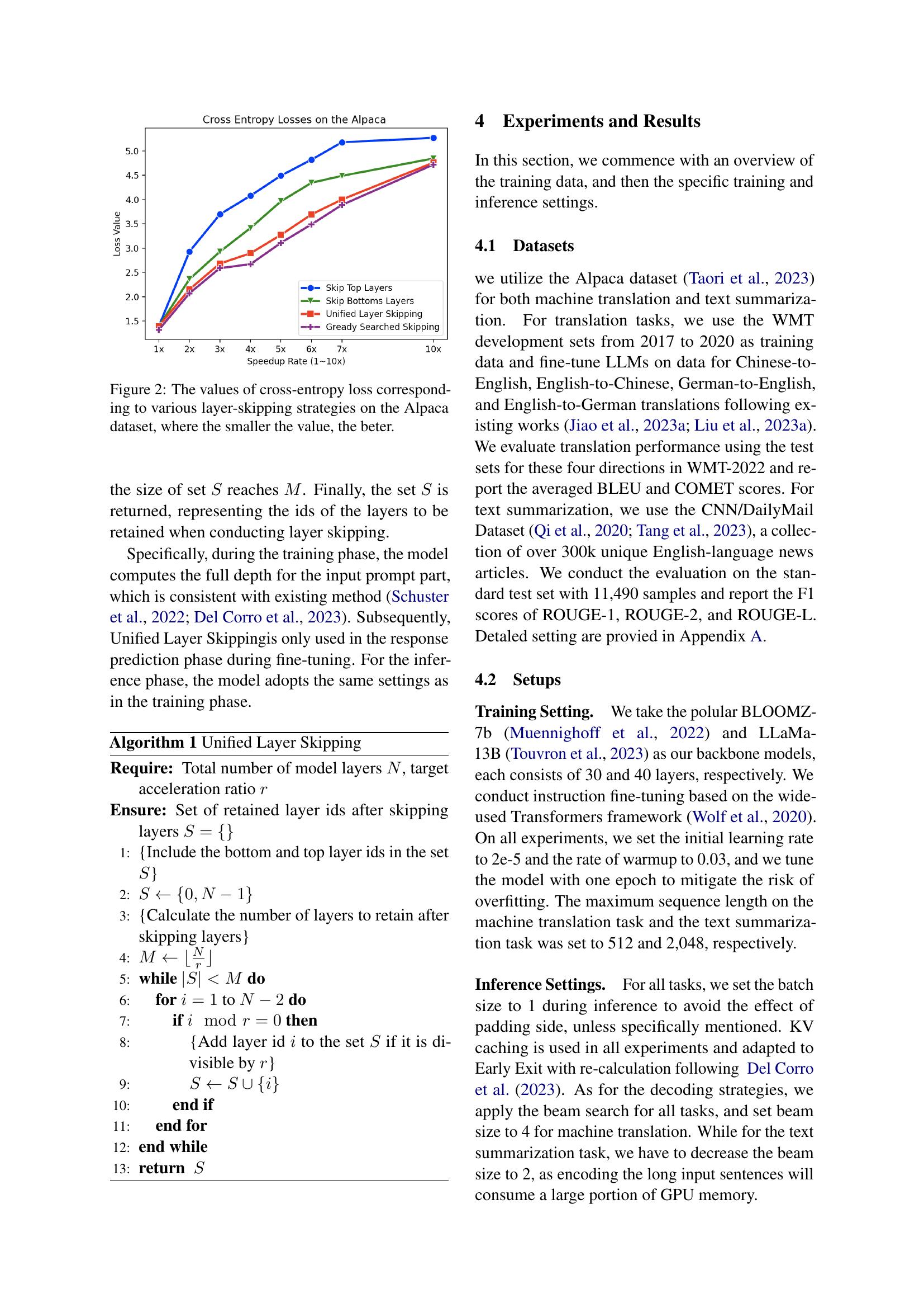 Accelerating Inference in Large Language Models with a Unified Layer ...