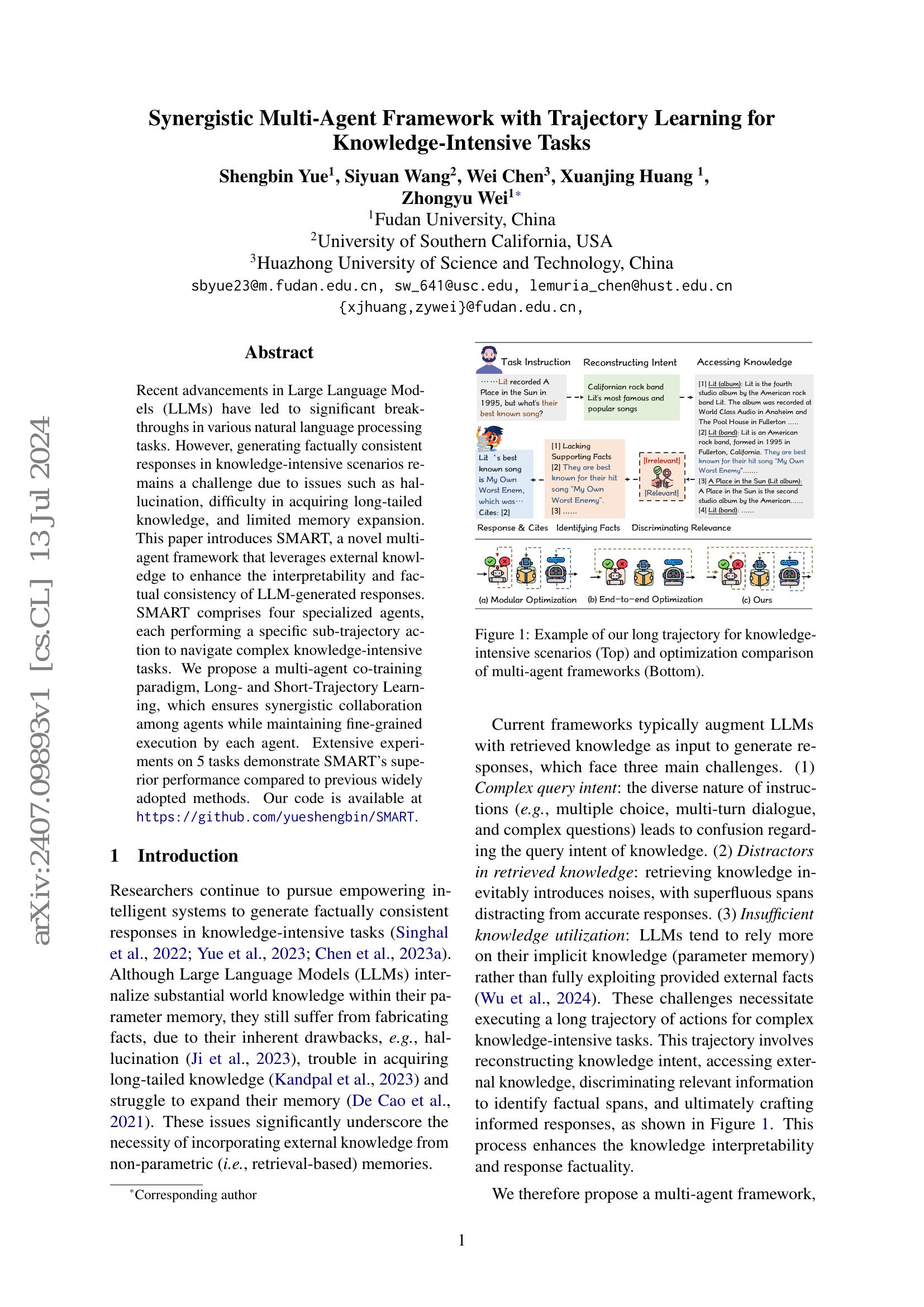 Synergistic Multi-Agent Framework with Trajectory Learning for ...