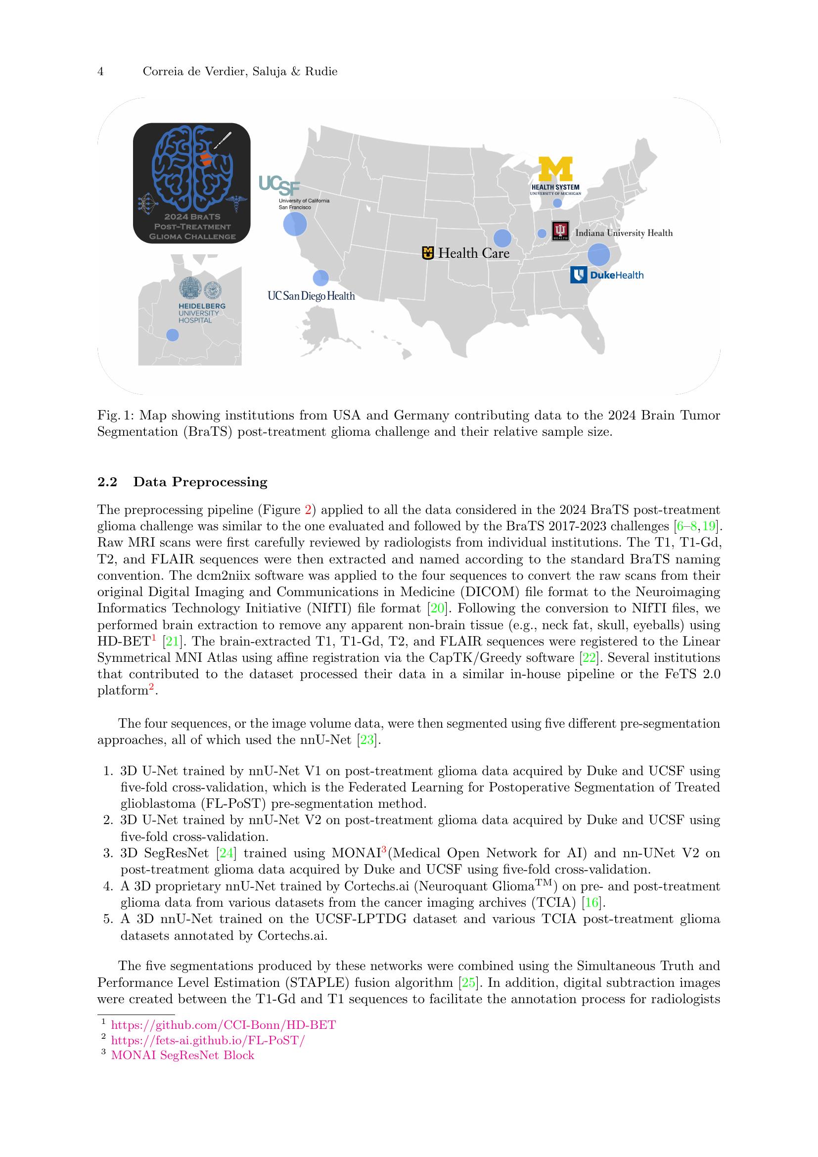 The 2024 Brain Tumor Segmentation (BraTS) Challenge: Glioma ...