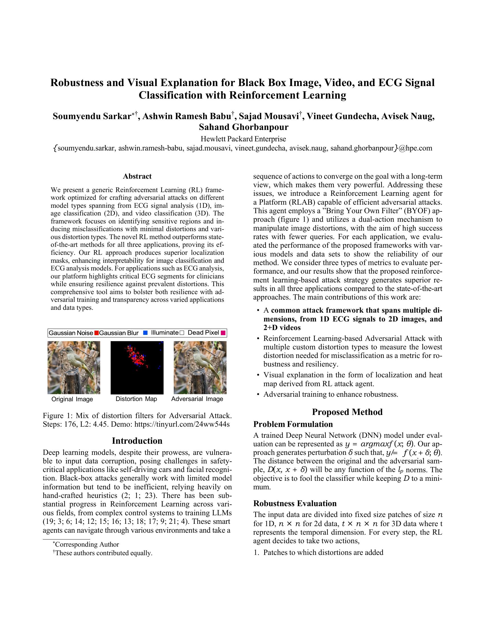 Robustness and Visual Explanation for Black Box Image, Video, and ECG ...