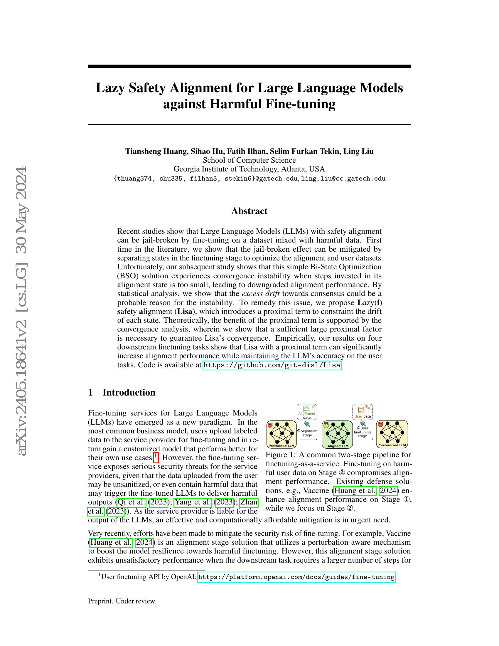 Lazy Safety Alignment for Large Language Models against Harmful Fine ...
