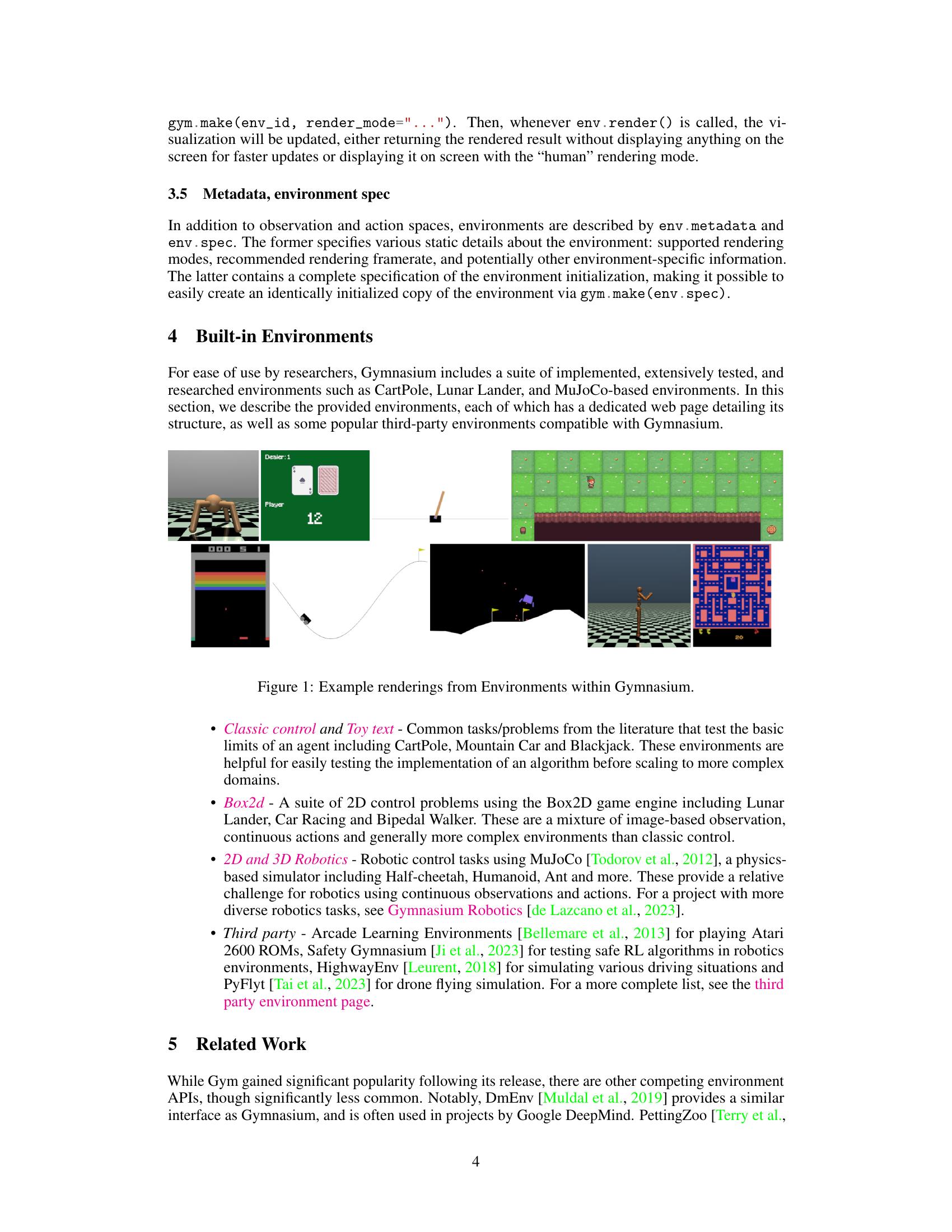 Gymnasium: A Standard Interface for Reinforcement Learning Environments ...