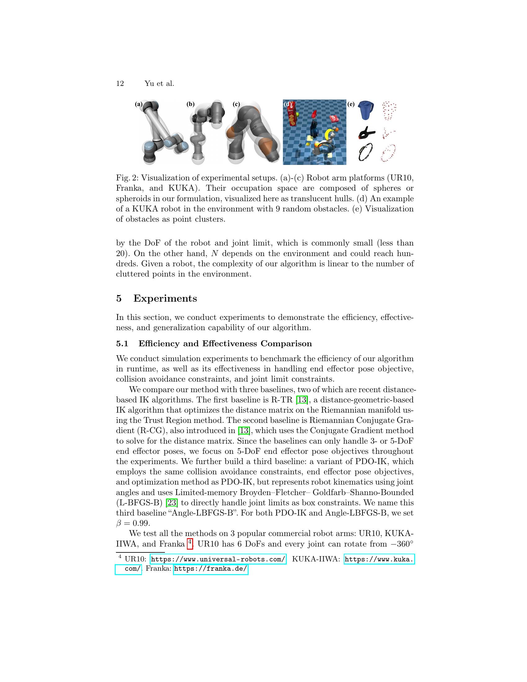Propagative Distance Optimization for Constrained Inverse Kinematics ...