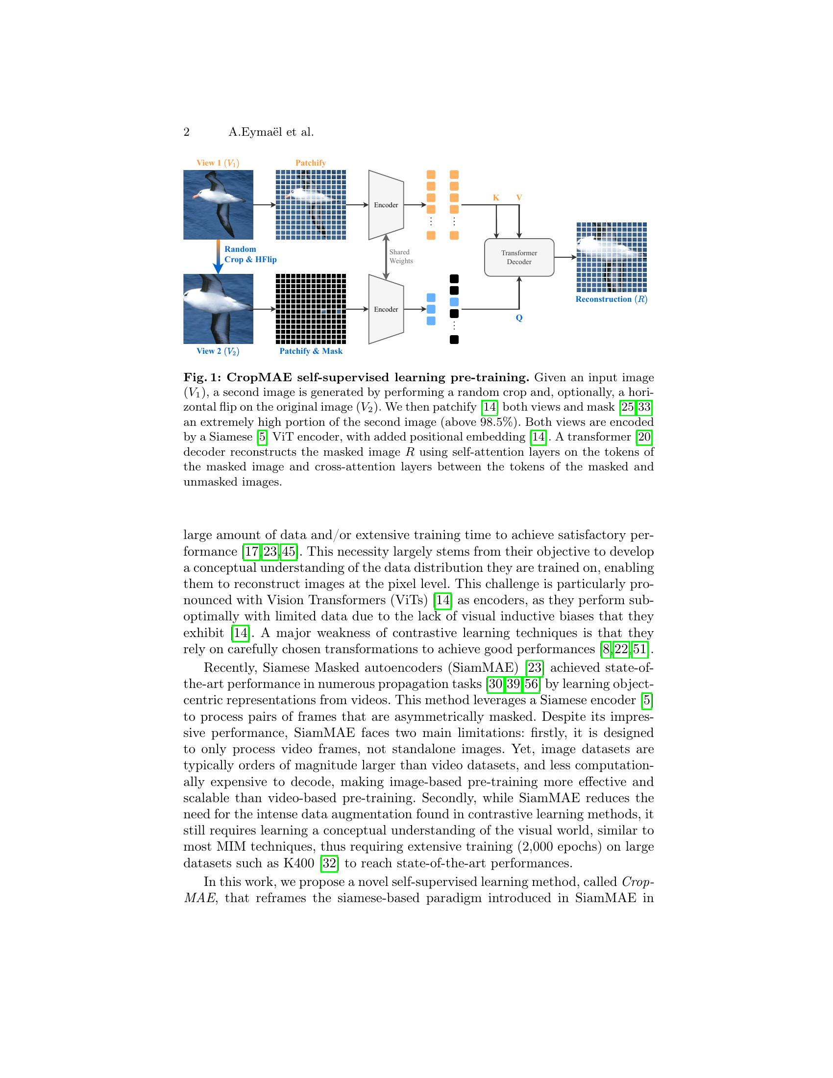 Efficient Image Pre-Training with Siamese Cropped Masked Autoencoders ...