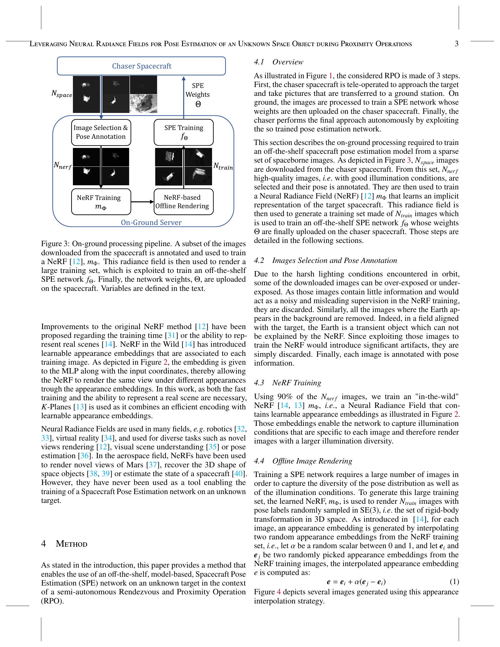 Leveraging Neural Radiance Fields for Pose Estimation of an Unknown ...