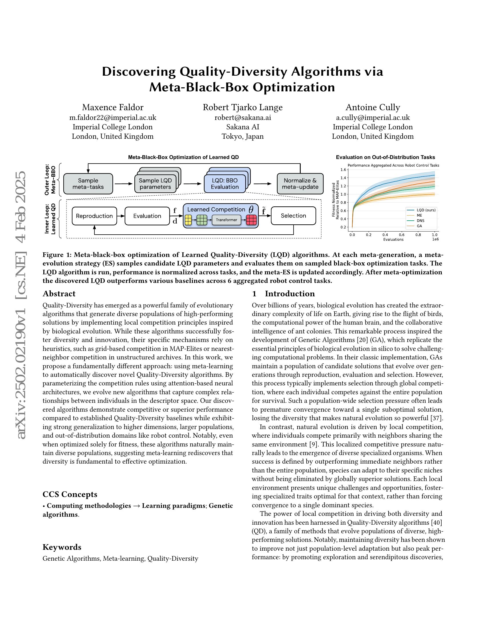 Bright Box Algorithm Discovering Quality-Diversity Algorithms via Meta-Black-Box ...