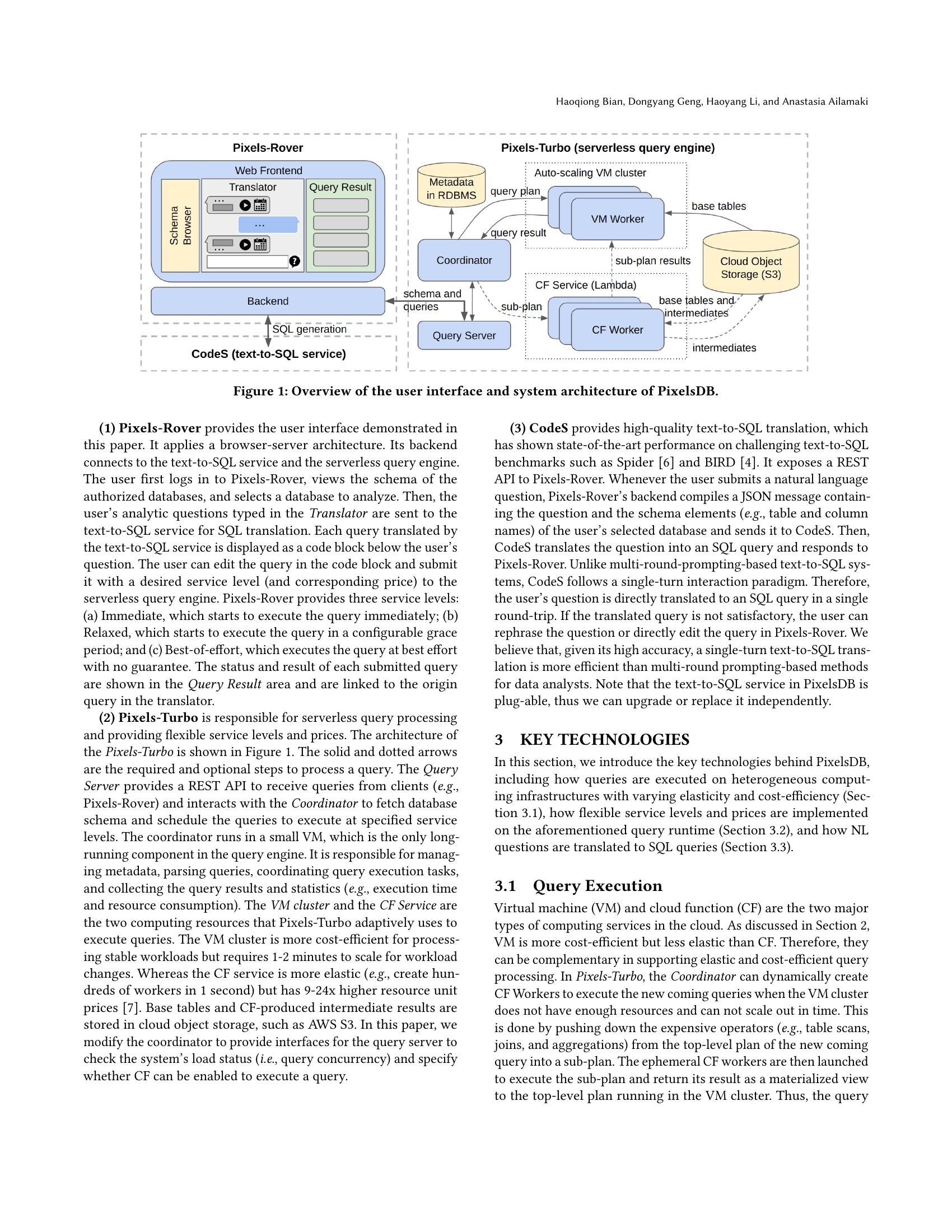 PixelsDB: Serverless and Natural-Language-Aided Data Analytics with ...