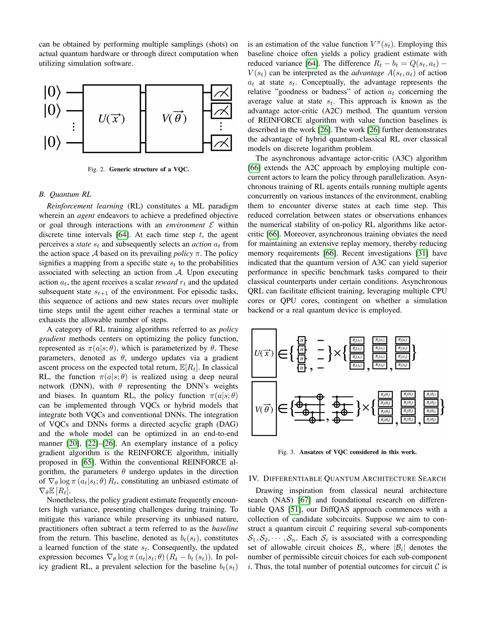 Differentiable Quantum Architecture Search in Asynchronous Quantum  Reinforcement Learning - 智源社区论文