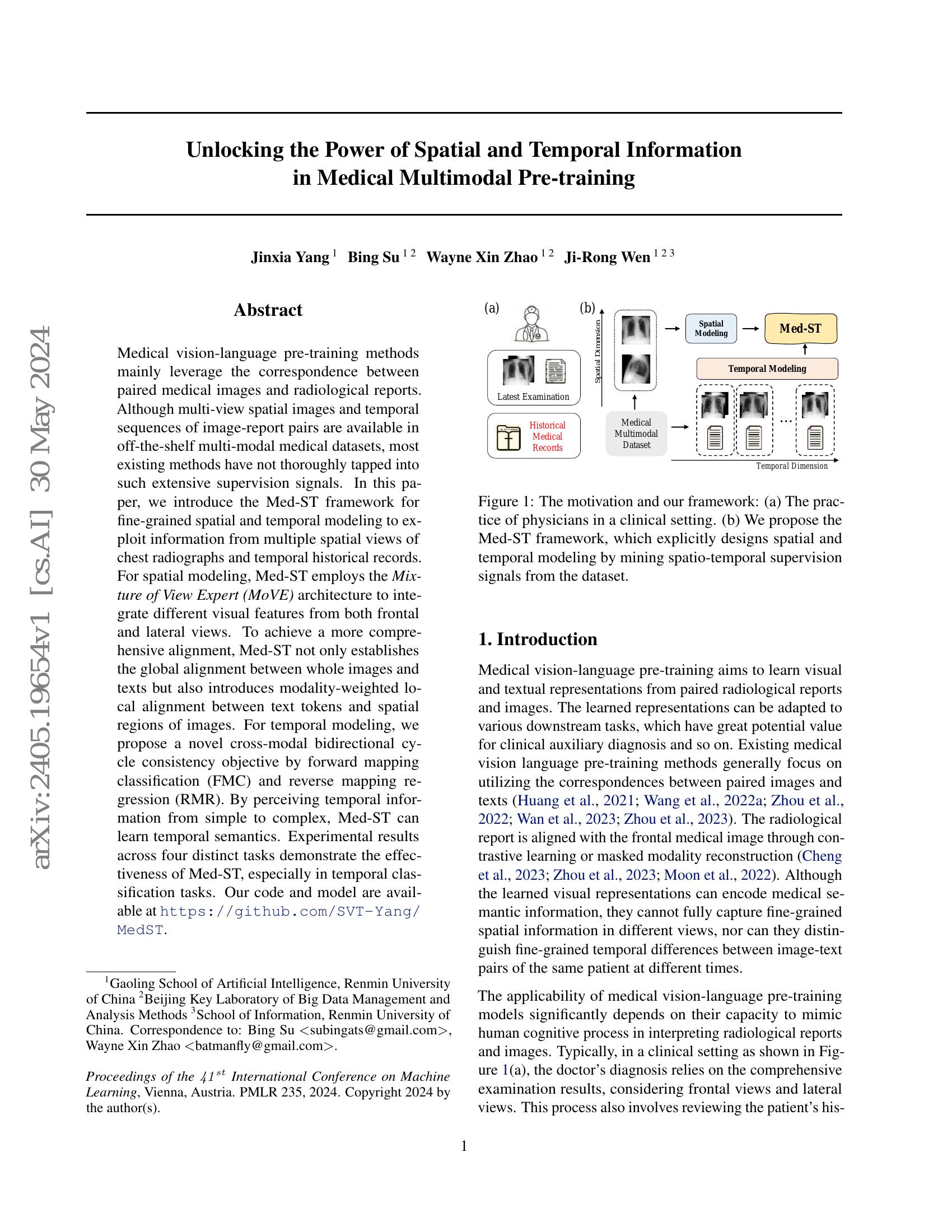 Unlocking the Power of Spatial and Temporal Information in Medical ...