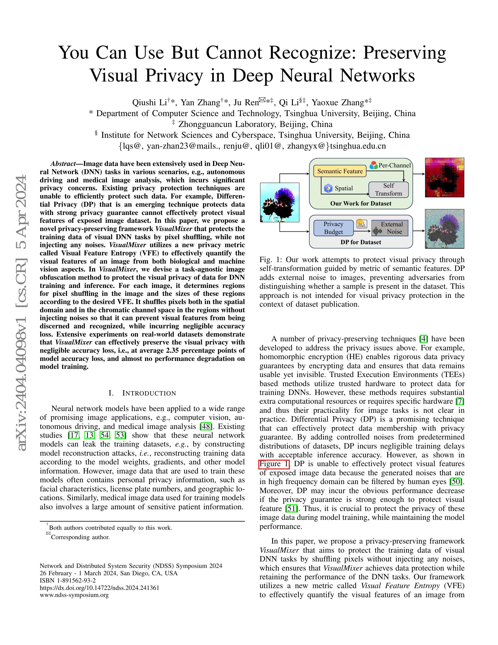 You Can Use But Cannot Recognize: Preserving Visual Privacy in Deep ...