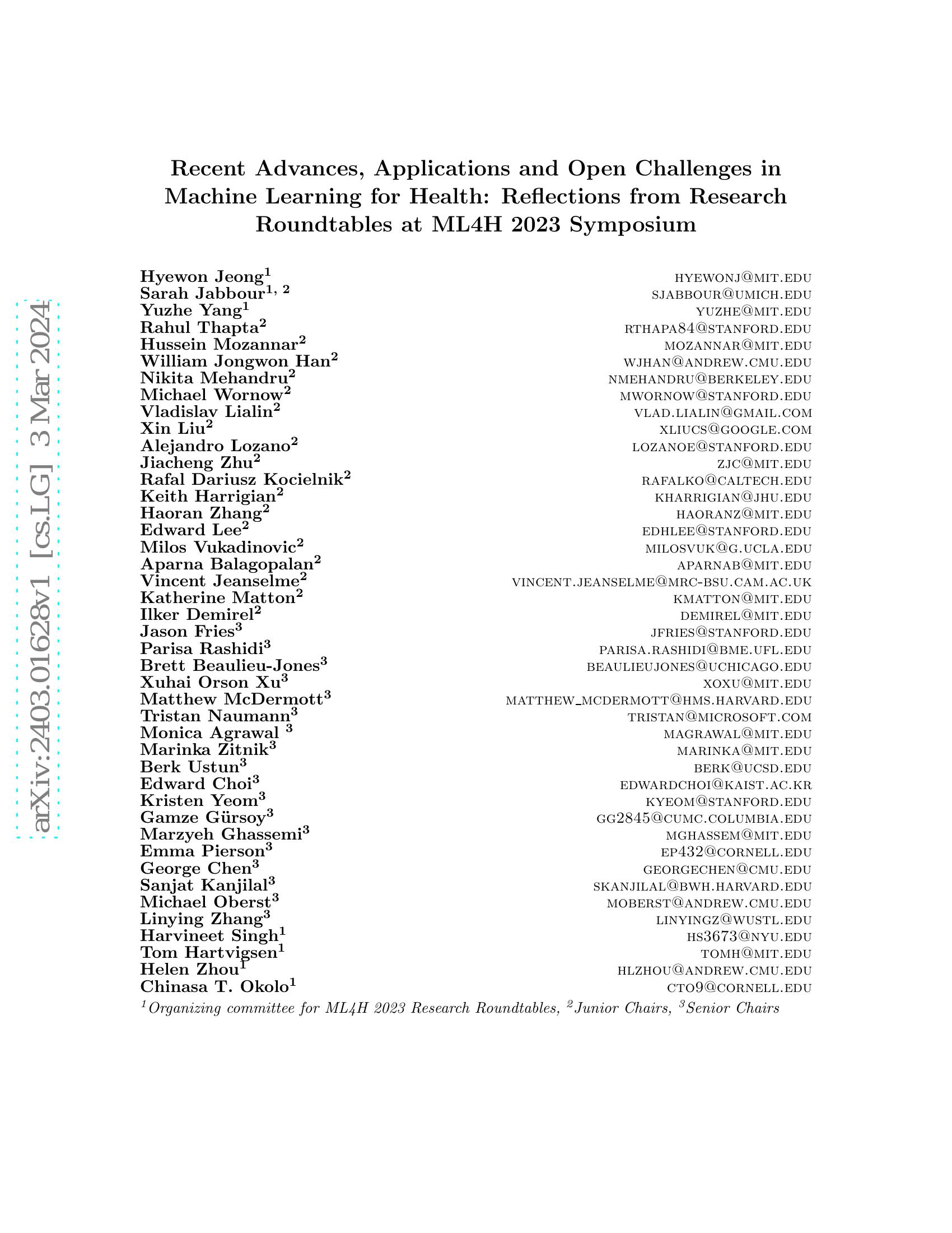 Recent Advances, Applications, and Open Challenges in Machine Learning ...