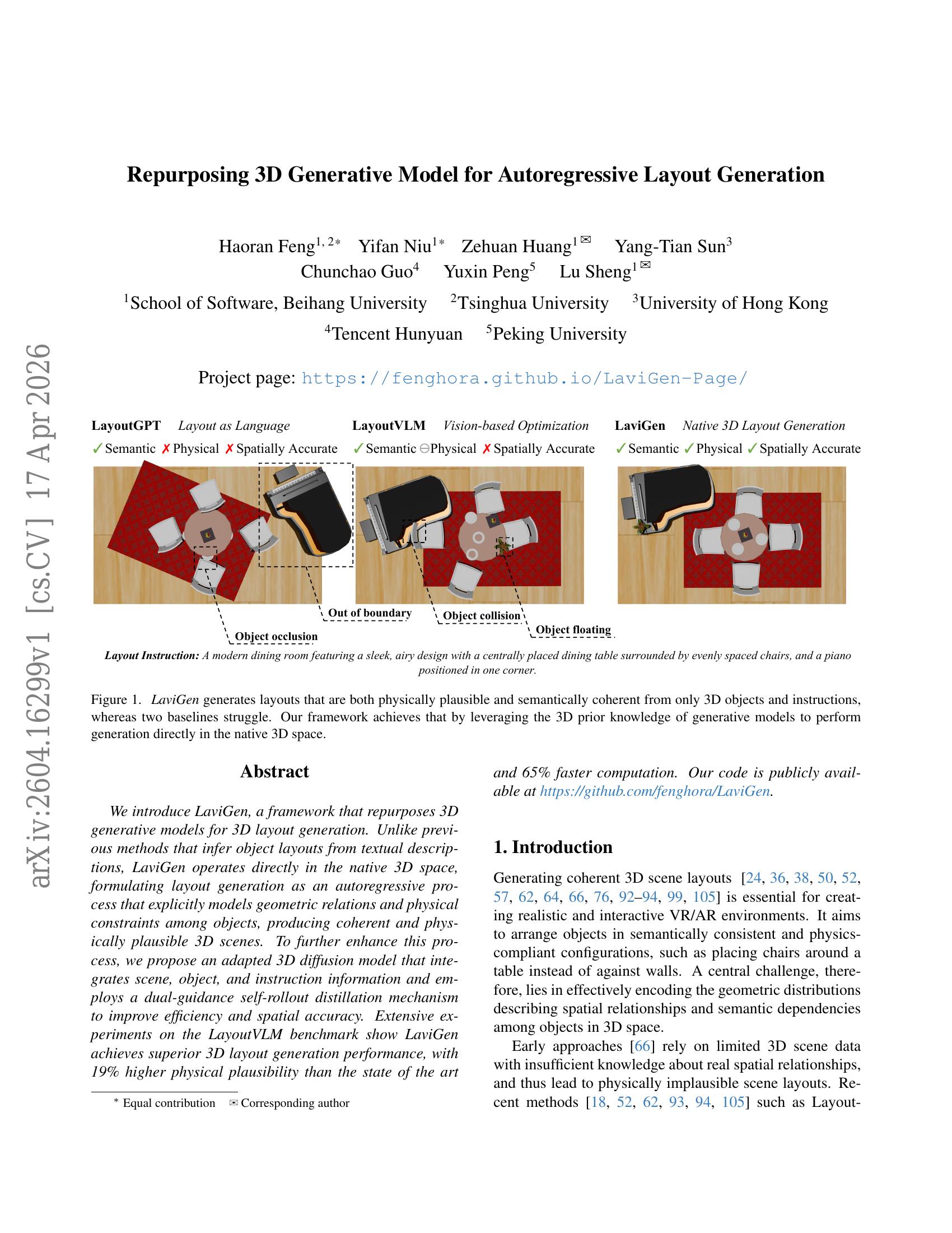 Repurposing 3D Generative Model for Autoregressive Layout Generation ...