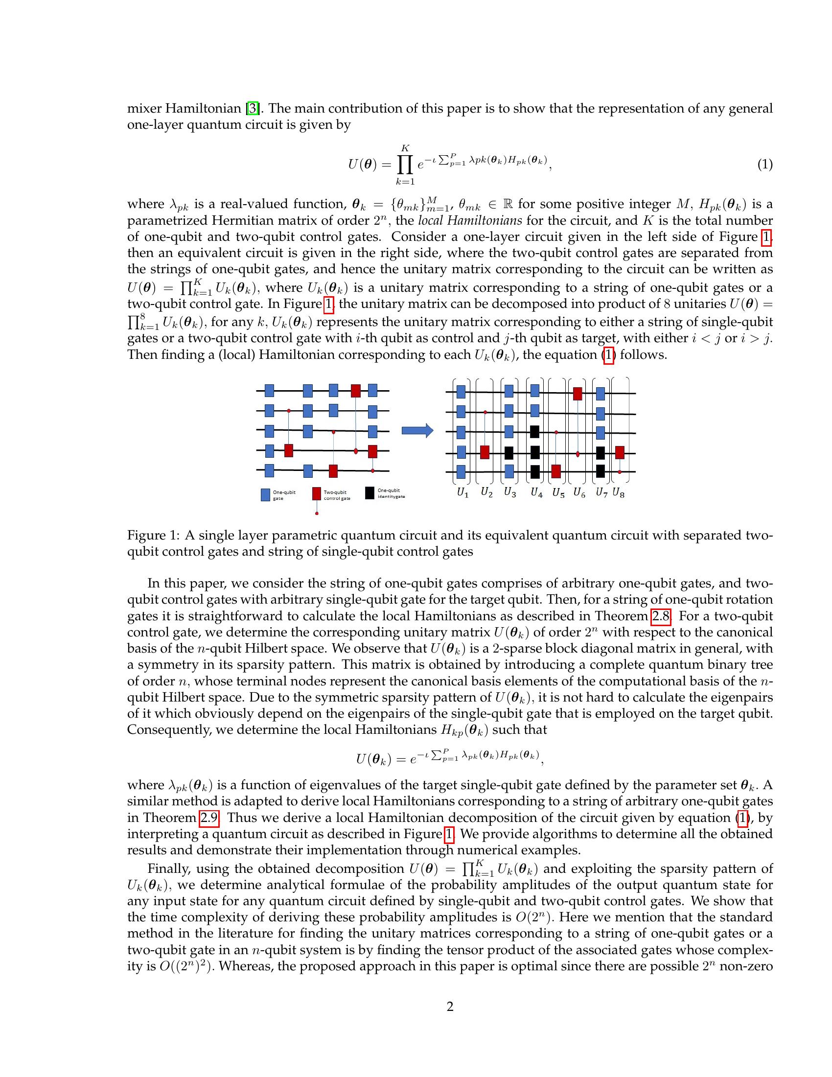Local Hamiltonian decomposition and classical simulation of ...