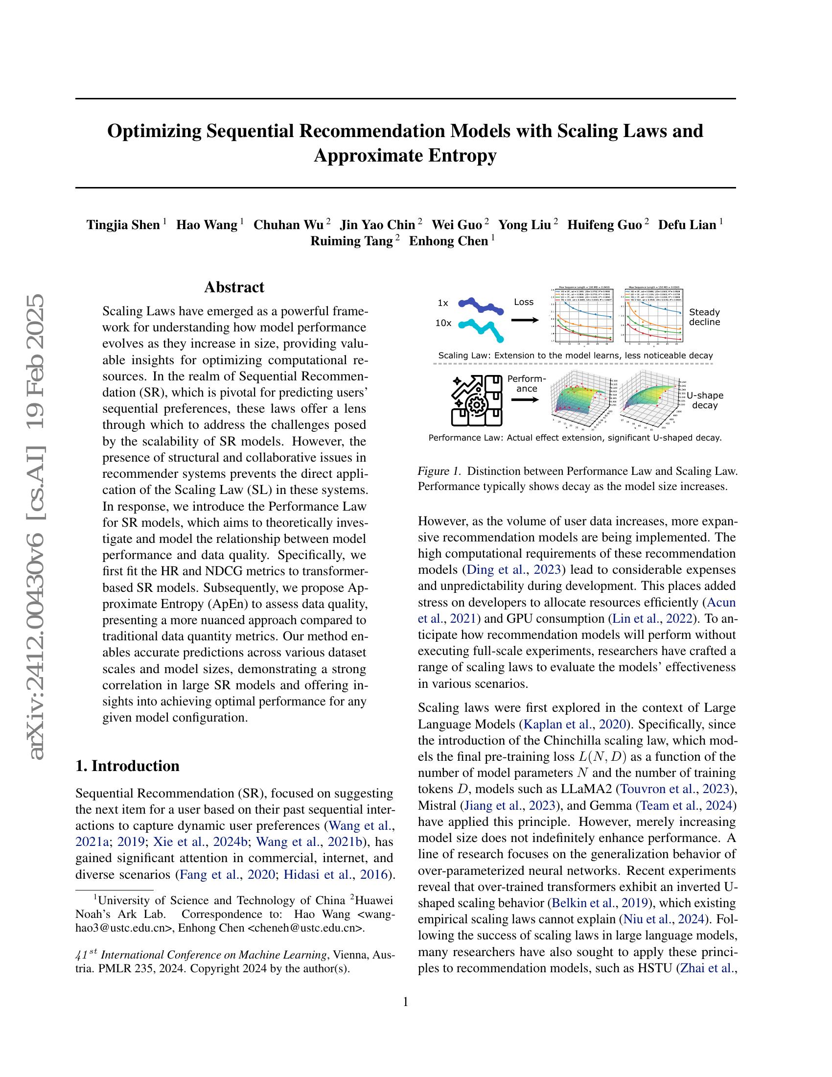 Optimizing Sequential Recommendation Models with Scaling Laws and ...